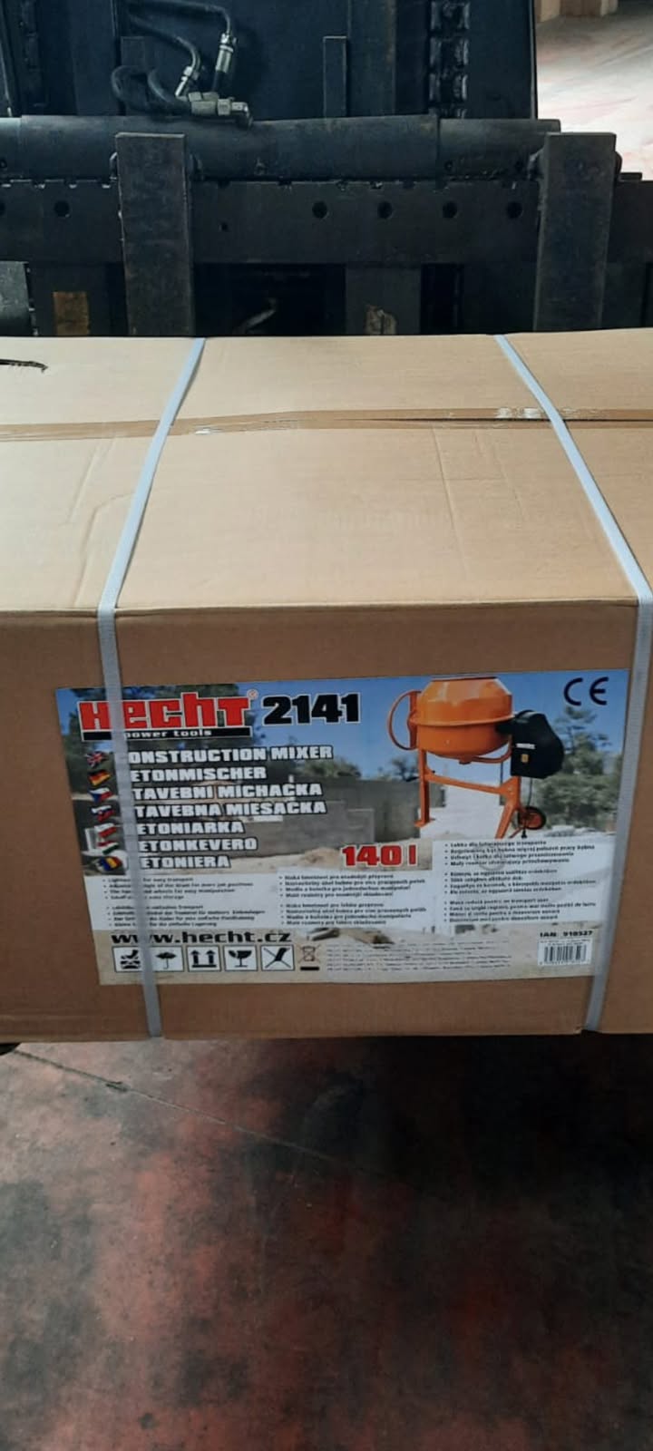 (NOVO) Mješalica za beton 140L HECHT 2141